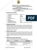 0. Syllabus Analisis Estructural I - 2019 II.pdf