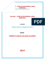 Proceso toma decisión descuento cliente