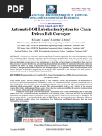 Automated Oil Lubrication System For Chain Driven Belt Conveyor