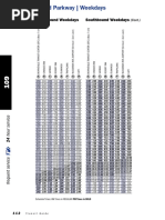 Southbound Weekdays Southbound Weekdays: (Cont.)