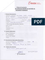 Ficha de Inscripcion