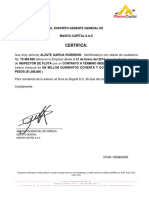 Certificado Laboral D 23 PDF