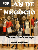 Plan de Negocio de Una Tienda Ropa Mujeres | | Marketing | Fashion