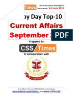 9 - Day by Day Current Affairs September 2018 PDF