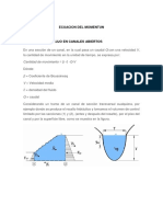 Ecuación Del Momentun