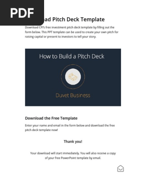 pitch deck