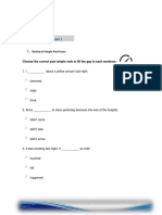 Review Past Tenses A2.1