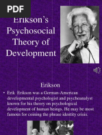 Eriksons Psychosocial Theory