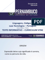 Texto Informativo Currilum Vitae