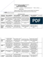 Rúbrica Evaluación de Trabajo Gerencia RRHH