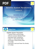 Satellite System Parameters: Muhamad Asvial