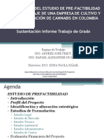 Elaboración de Estudio de Prefactibilidad para El Montaje de Una Empresa de Cultivo y Comercialización de Cannabis en Colombia