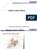 Starter Motor Failure: Sumitomo (S.H.I) Construction Machinery Co.,Ltd