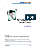 Adventures in Lead Times PDF