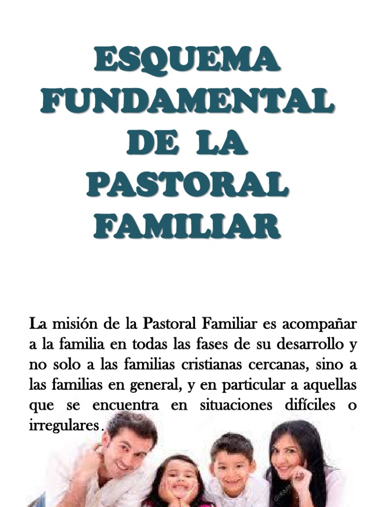 Esquema de la Pastoral Familiar | PDF | Sacramentos | Matrimonio