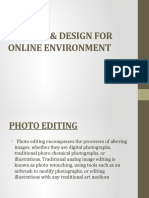 Imaging & Design For Online Environment