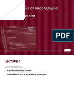 Foundations of Programming: ENGI 3891