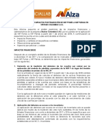 Informe Preliminar Impactos Por Transición de Niif Pymes A Niif Plenas en Stryker Colombia S