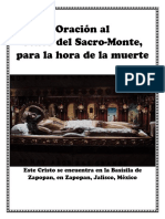 Oracion para La Hora de La Muerte Al Señor Del Sacromonte