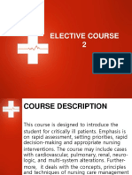 Course Outline - ELECT2