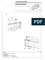 Front Sidemember Reinforcement (CUT-P) : With The Radiator Support Removed