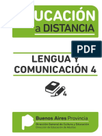 EDUCACIÓN A DISTANCIA - Lengua y Comunicación 4
