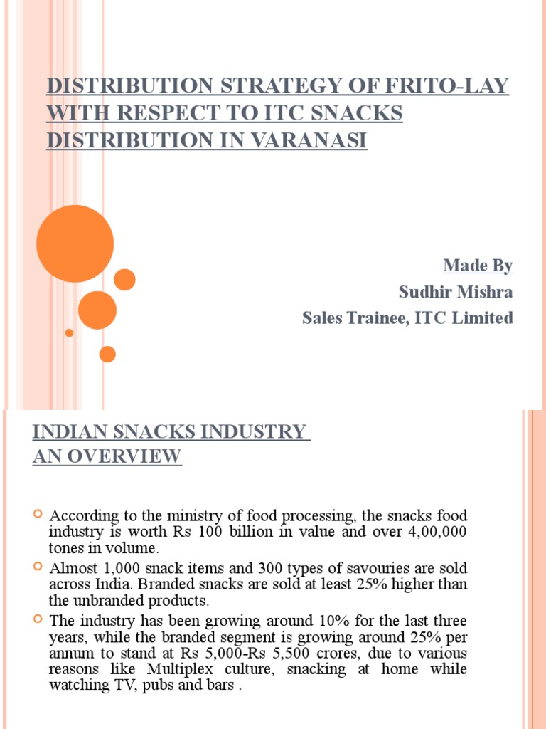 Distribution Strategy of FritoLay With Respect To Itc Snacks