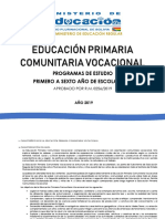 Programa de Estudios Nivel Primario 2019 R.M.00256-19 PDF