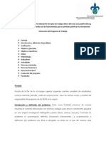 Elementos para La Elaboración Del Plan de Trabajo