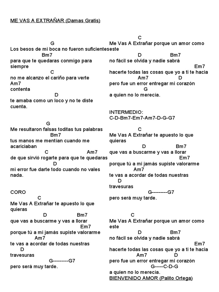 Canciones Que Saben Todos | PDF