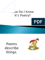 How Do I Know It's A Poem