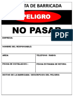 Tarjeta de Barricadas PDF