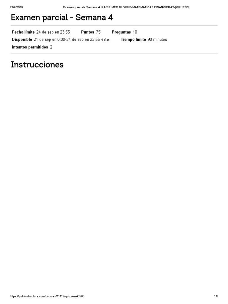 Examen Parcial - Semana 4 - Ra - Primer Bloque-Matematicas Financieras ...
