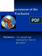 The Sacrament of the Eucharist