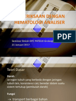 Pemeriksaan Dengan Hematologi Analiser