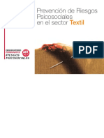 Prevención de Riesgos Psicosociales en El Sector: Textil