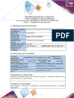 Guía de Actividades y Rúbrica de Evaluación - Fase 2 - Estudio de Caso de Lola PDF