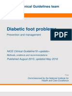 Diabetic Foot Problems Prevention and Management