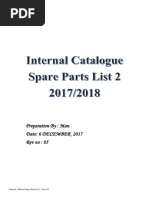 Manual - Internal Catalogue Spare Parts 2 Update 2017.rev05