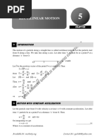 Ch05 Rectilinear Motion PDF