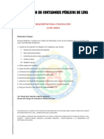 Requisitos Colegiado PDF