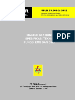 SPLN S3.001-2 2012 Master Station Spesifikasi Teknis Fungsi EMS Dan DMS PDF