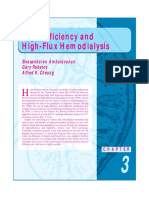 High-Efficiency and High-Flux Hemodialysis: Sivasankaran Ambalavanan Gary Rabetoy Alfred K. Cheung