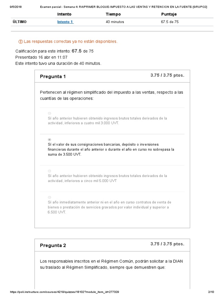Examen Parcial Semana 4 Ra Primer Bloque Impuesto A Las Ventas y ...