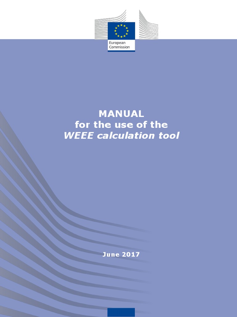 WEEE Calculation Tool Manual | PDF | Air Conditioning | Refrigerator