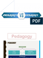 Lecture 3 Androgogy and Pedagogy