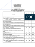 Esp Tos 2ND Quarter