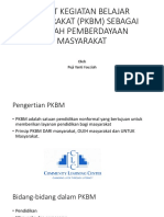 Pusat Kegiatan Belajar Masyarakat PKBM PDF