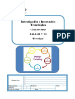 Prototipado de soluciones para investigación e innovación tecnológica