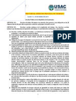 CONTENIDO PRIMER PARCIAL DERECHO PROCESAL DE TRABAJO I.pdf